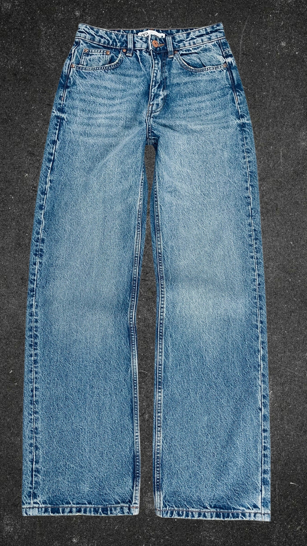 ZARA WIDE LEG JEANS - UK 6