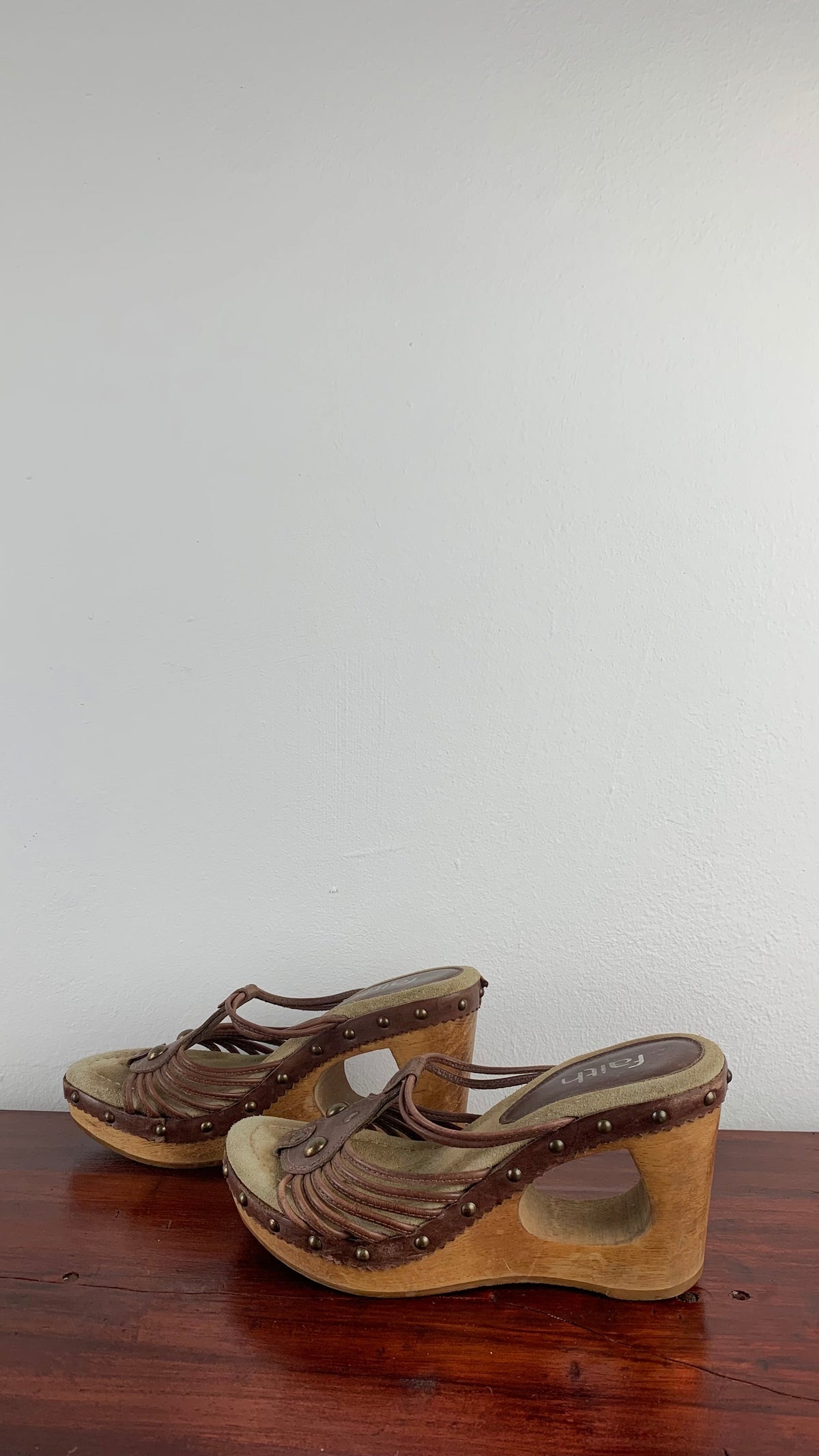 FAITH WEDGE MULE - UK 4 - EU 37
