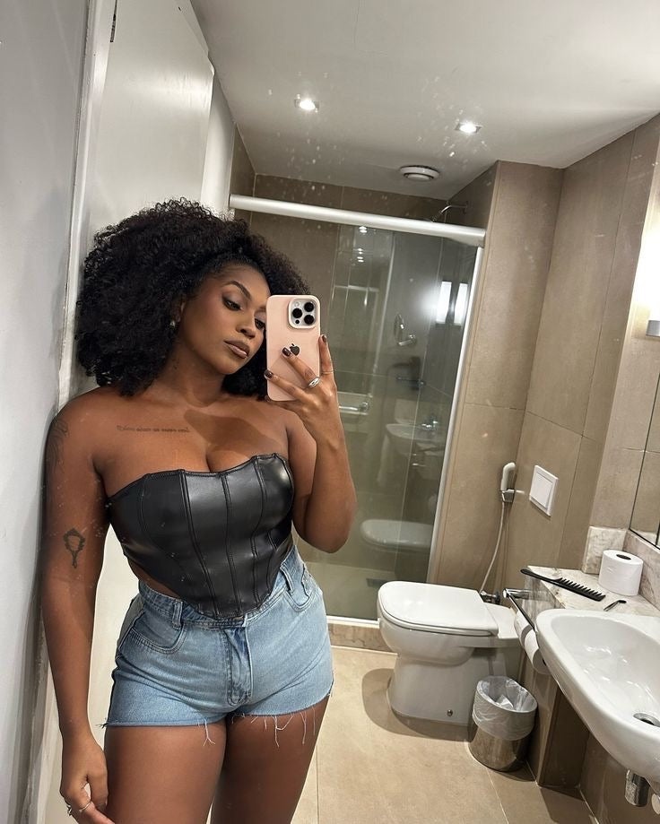BOOHOO CORSET TOP - UK 10