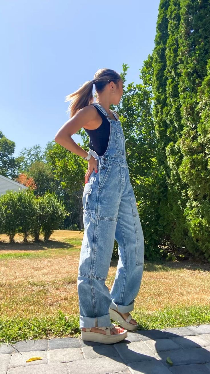 GAMBLER ACTIVEWEAR STRAIGHT LEG 90'S OVERALL - UK 8 - 10