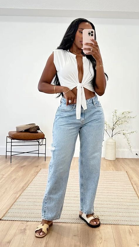 SHEIN STRAIGHT LEG JEANS  - UK 18