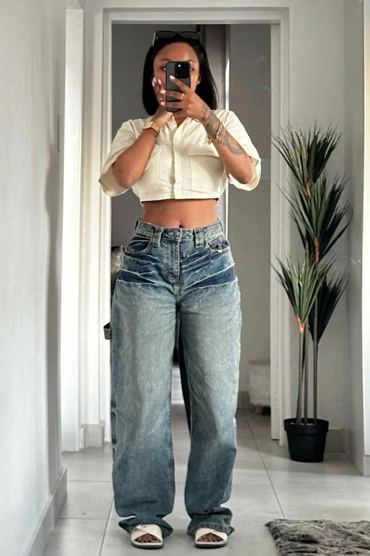 NEW LOOK WIDE LEG JEANS
