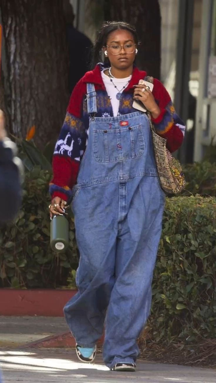 SHEIN 90'S STRAIGHT LEG OVERALL - UK 20/22