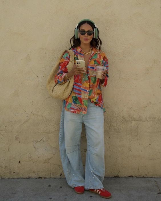 N + L BUTTON UP VINTAGE SHIRT