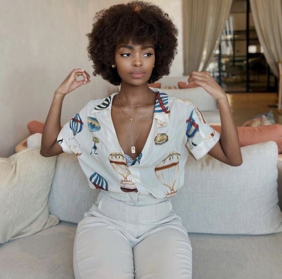THE UNTAGGED BUTTON UP VINTAGE SHIRT - UK 12