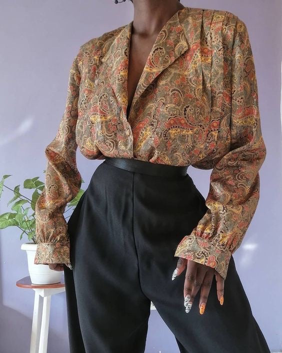 ROMY BUTTON UP VINTAGE SHIRT