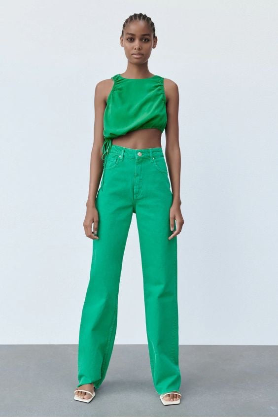 ZARA STRAIGHT LEG VINTAGE JEANS