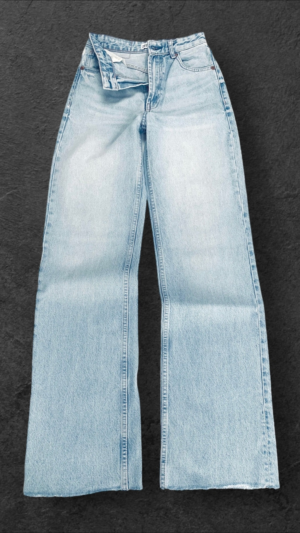ZARA WIDE LEG JEANS