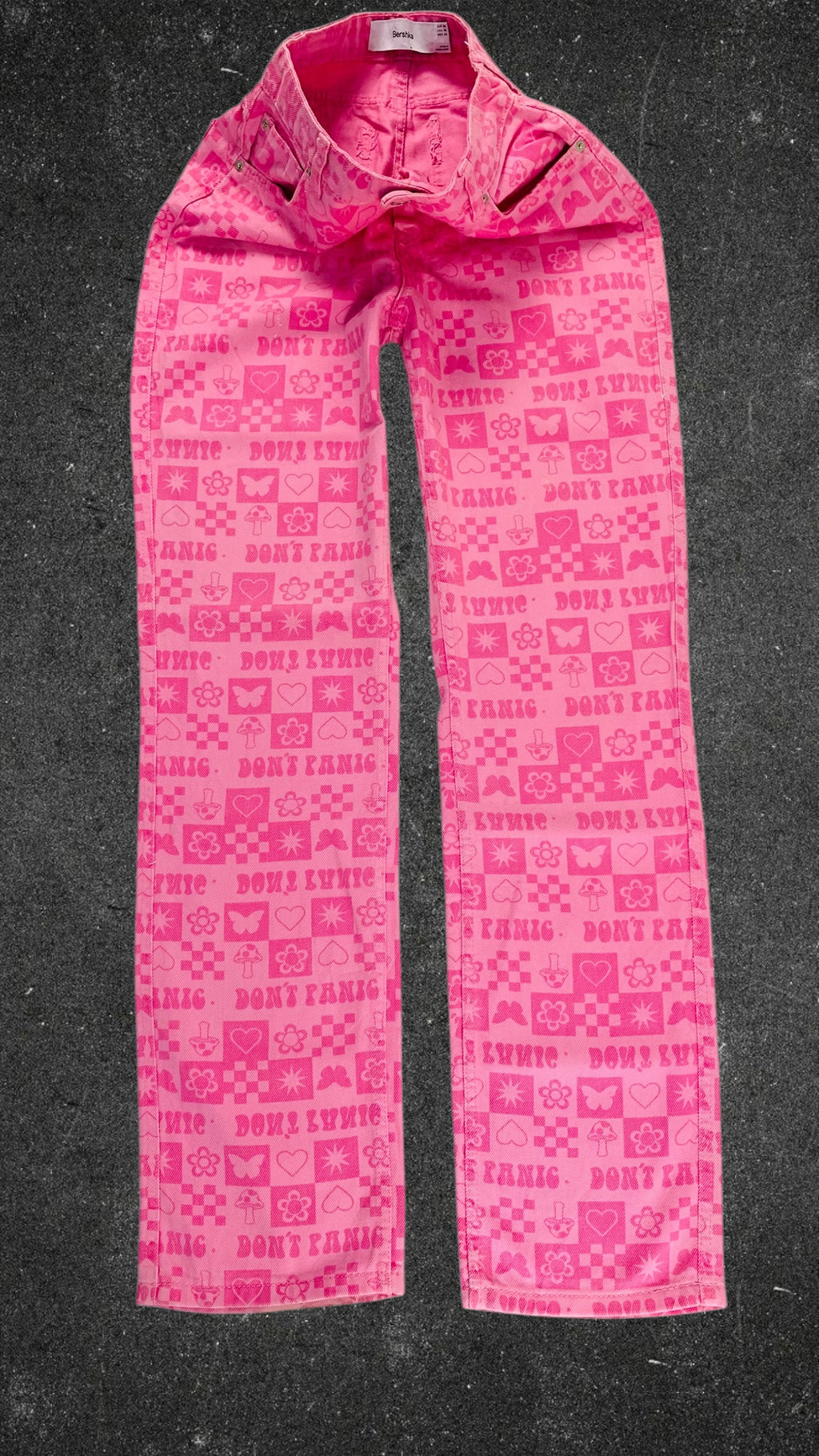 BERSHKA STRAIGHT LEG JEANS  - UK 8