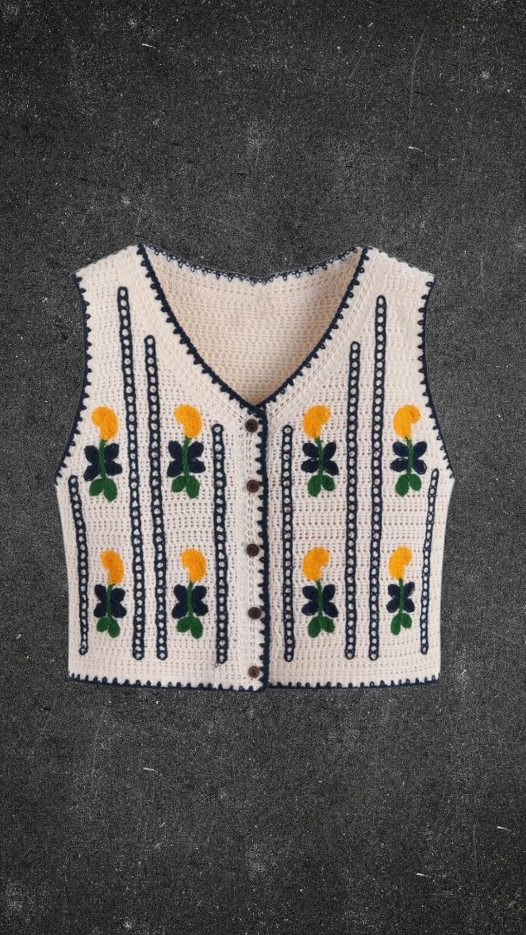 UNTAGGED KNITTED TOP - UK 8