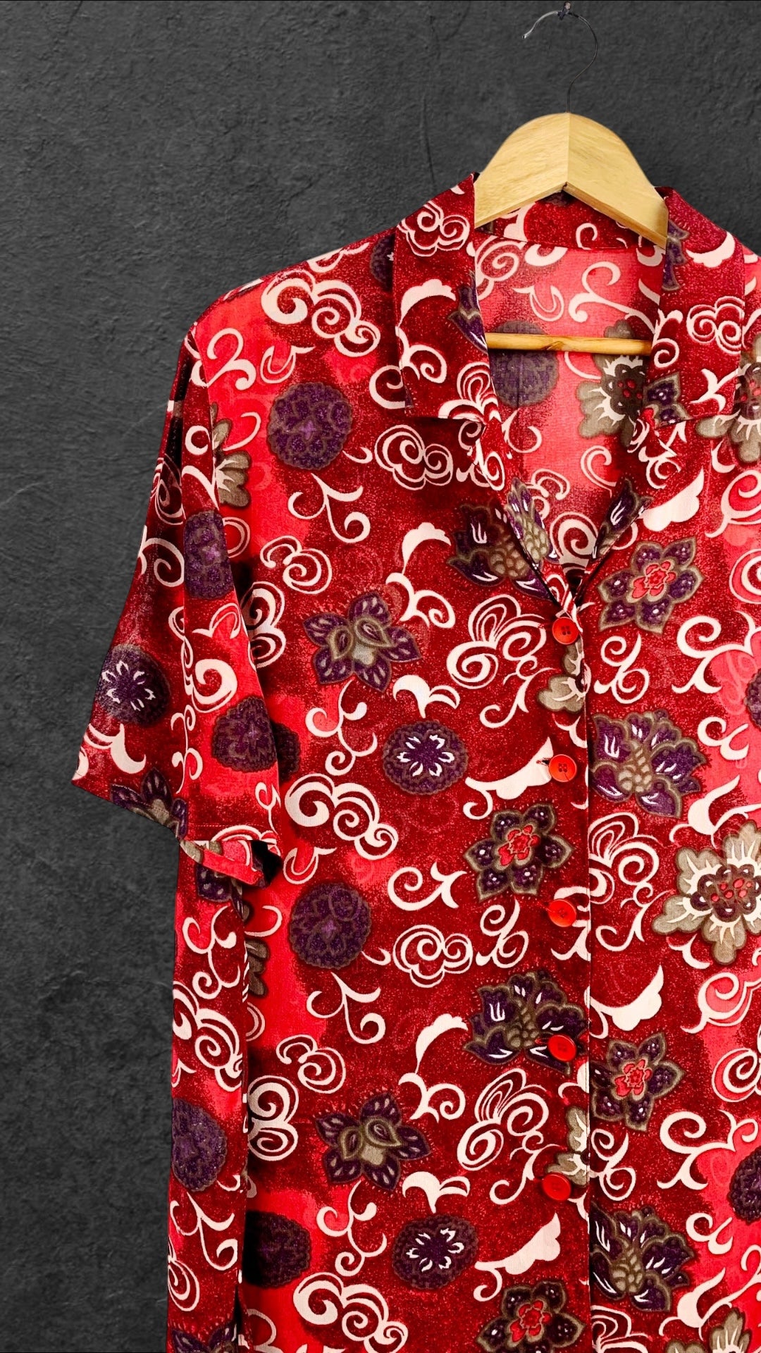 UNTAGGED BUTTON UP SHIRT - UK 14