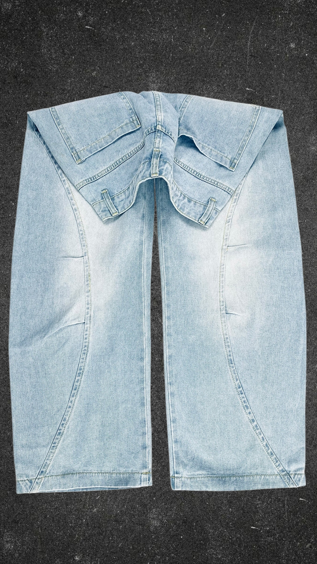 MANFINITY WIDE LEG JEANS - UK 12