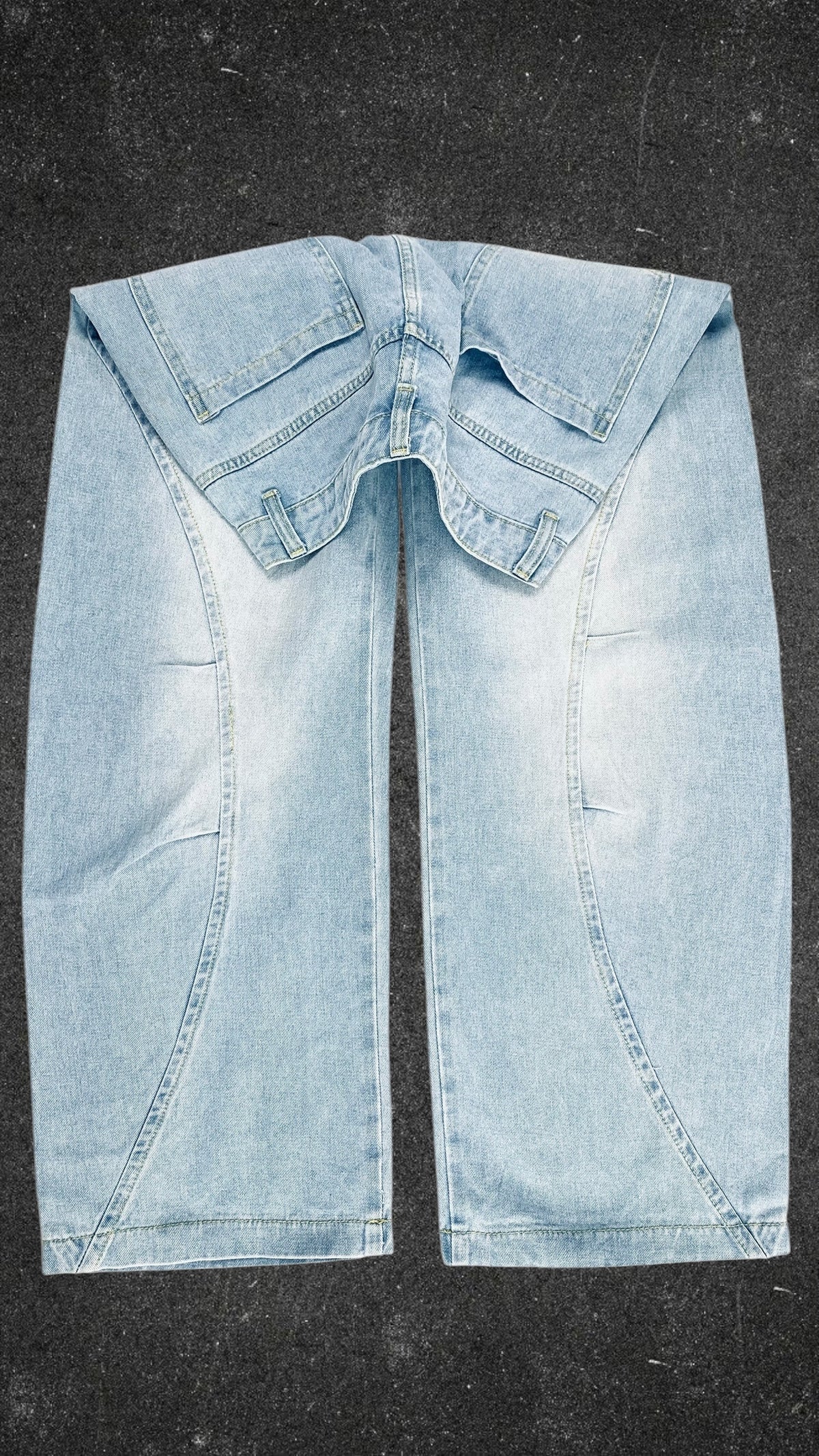 MANFINITY WIDE LEG JEANS - UK 12