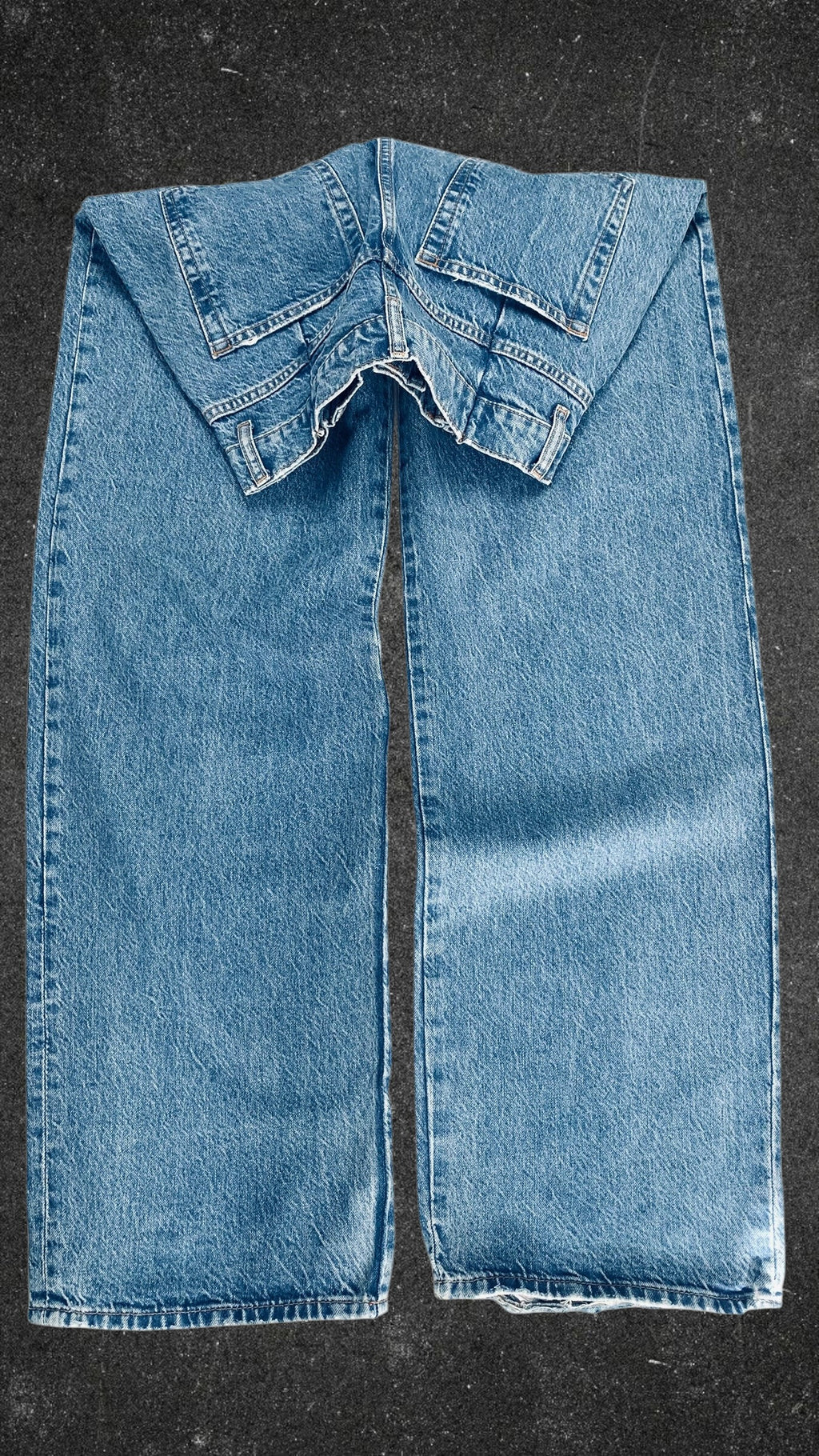 PULL & BEAR WIDE LEG JEANS - UK 10 TALL