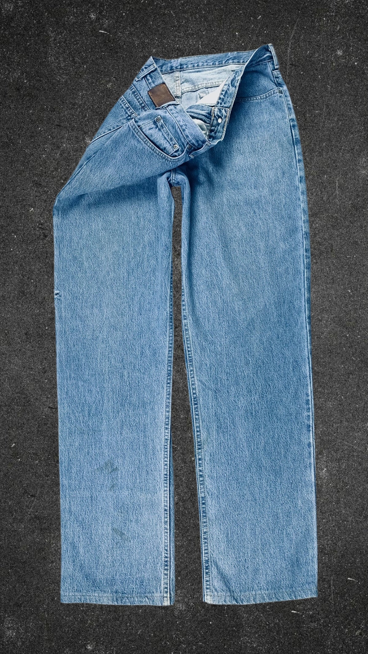 LANDS' END LOW WAIST STRAIGHT LEG VINTAGE JEANS - UK 18