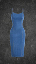 SHEIN DENIM DRESS - UK 14