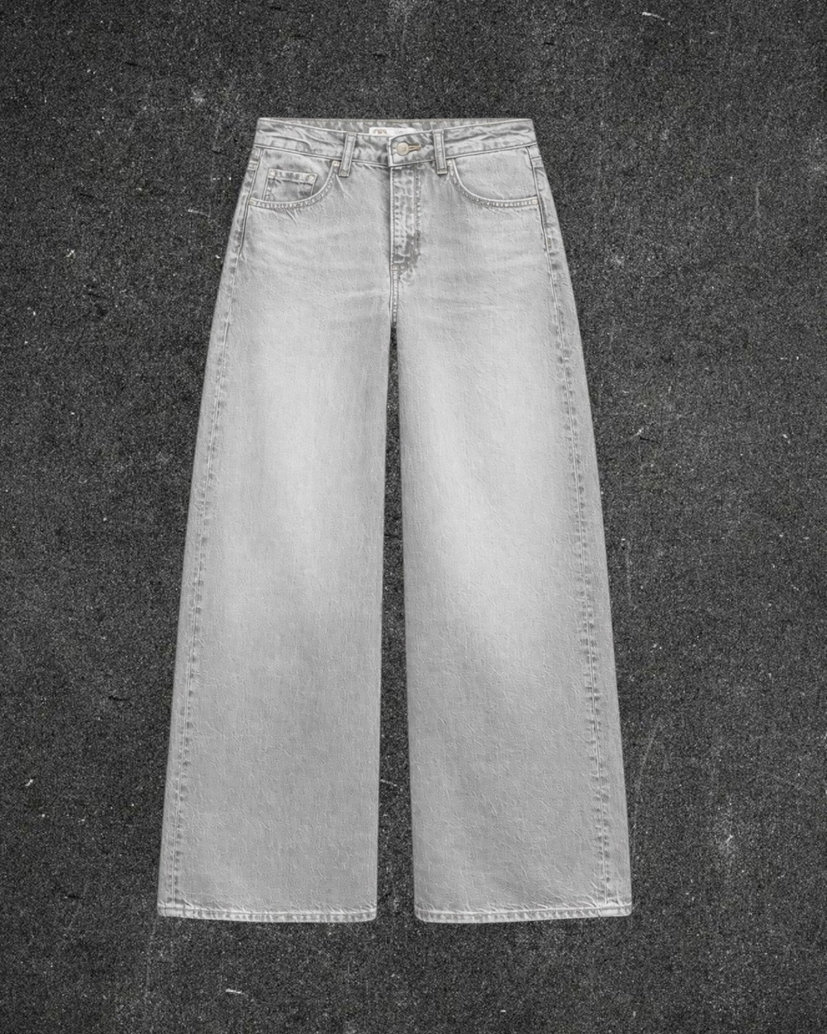 ZARA WIDE LEG JEANS - UK 12