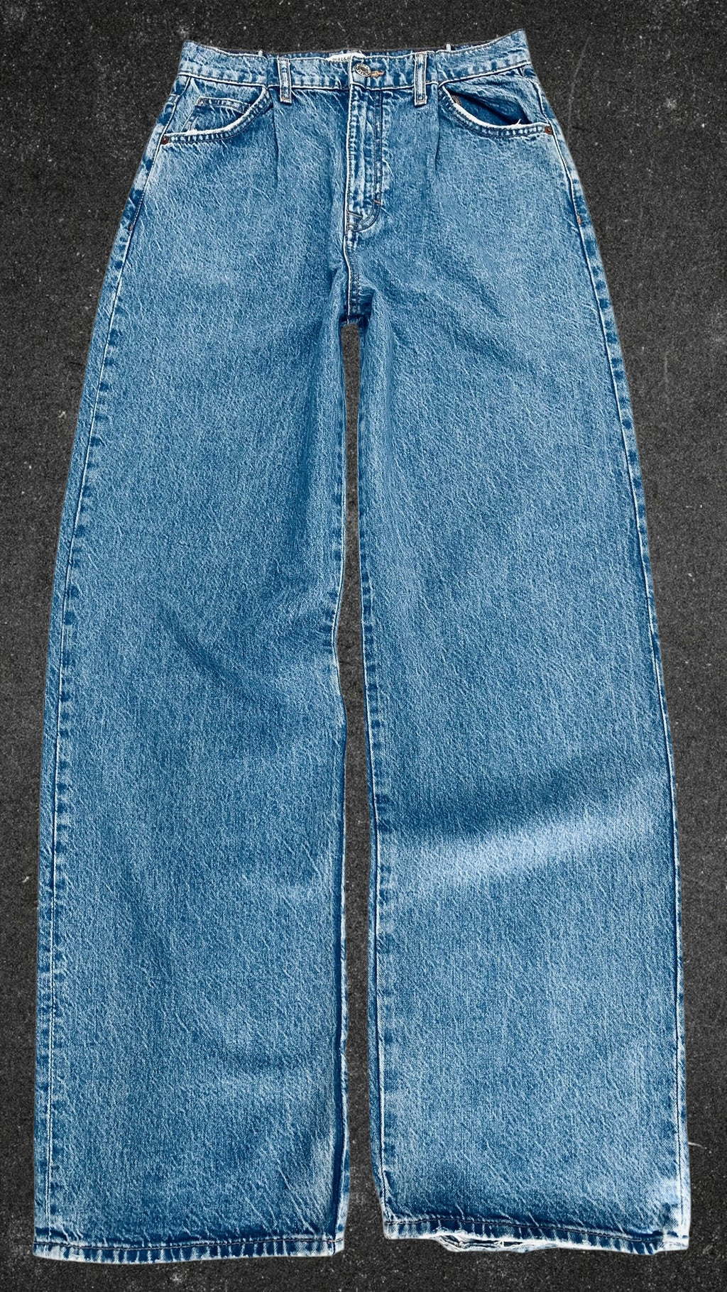 PULL & BEAR WIDE LEG JEANS - UK 10 TALL