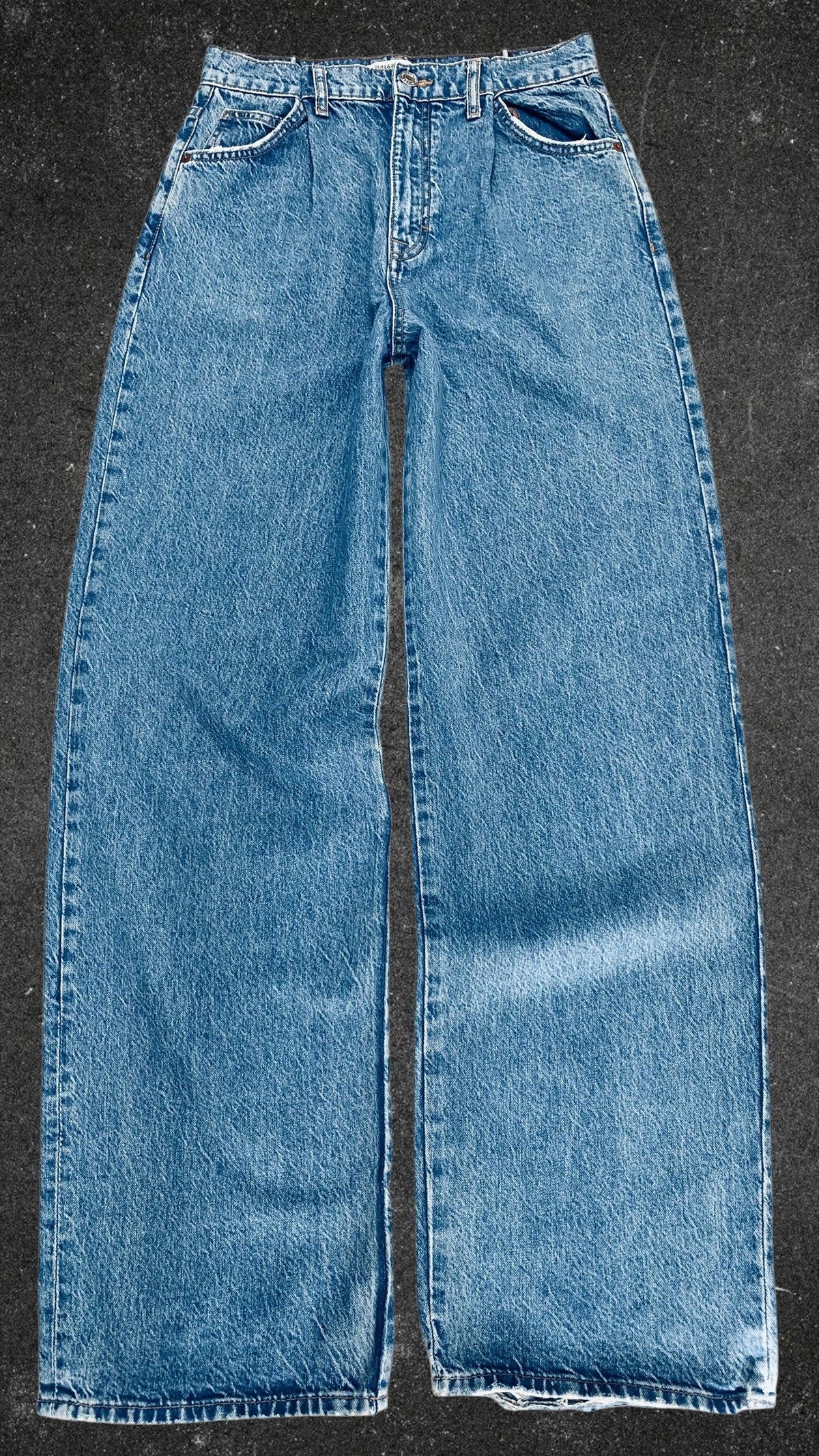 PULL & BEAR WIDE LEG JEANS - UK 10 TALL