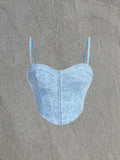PRIMARK SHEER CORSET TOP - UK 34A