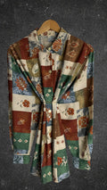 UNTAGGED BUTTON UP VINTAGE SHIRT - UK 14 - 16