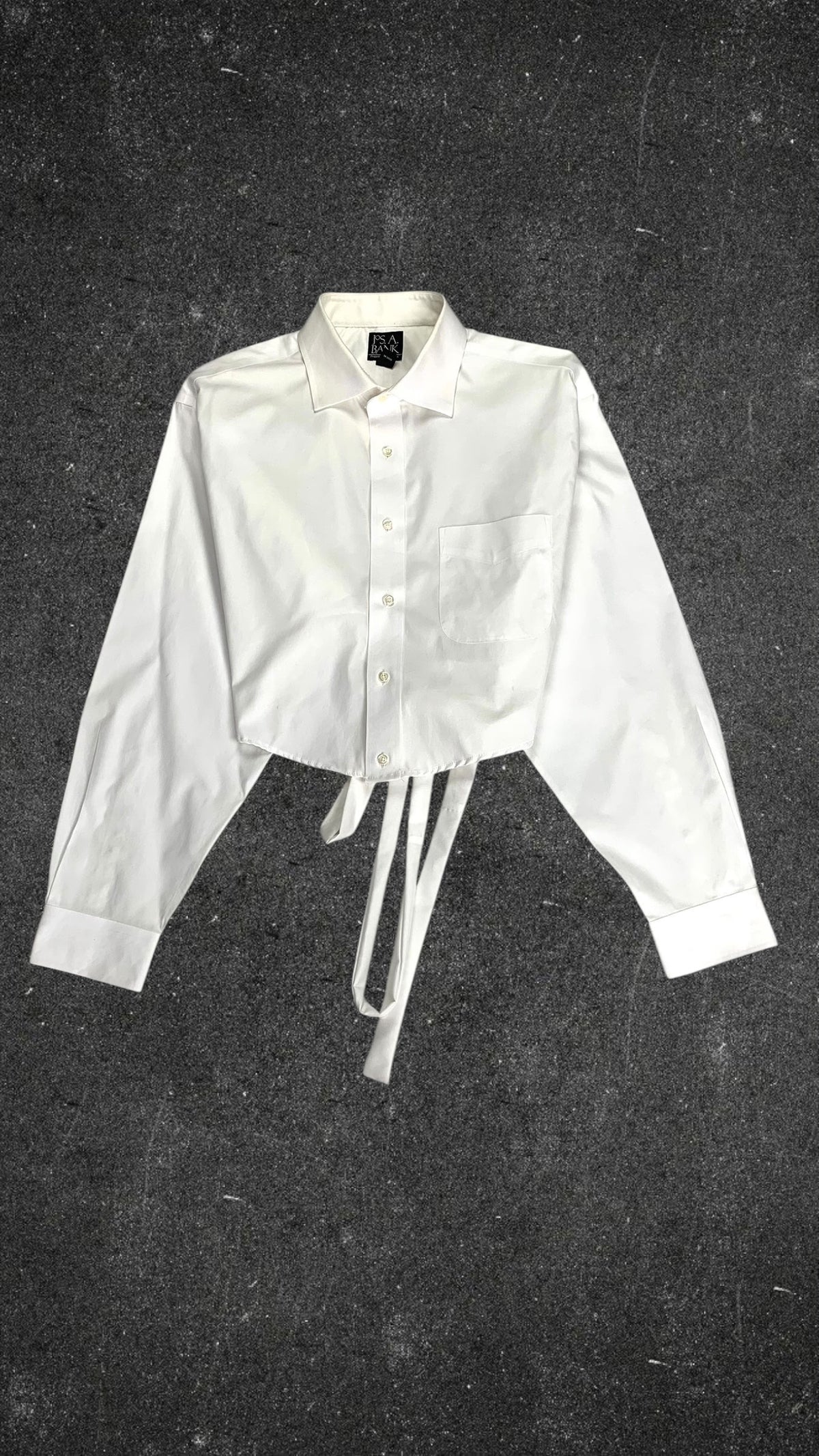 JOS.A.BANK REWORK BAGGY CROPPED SHIRT - UK 14