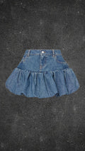 PRETTYLITTLETHING Y2K DENIM SKIRT - UK 12