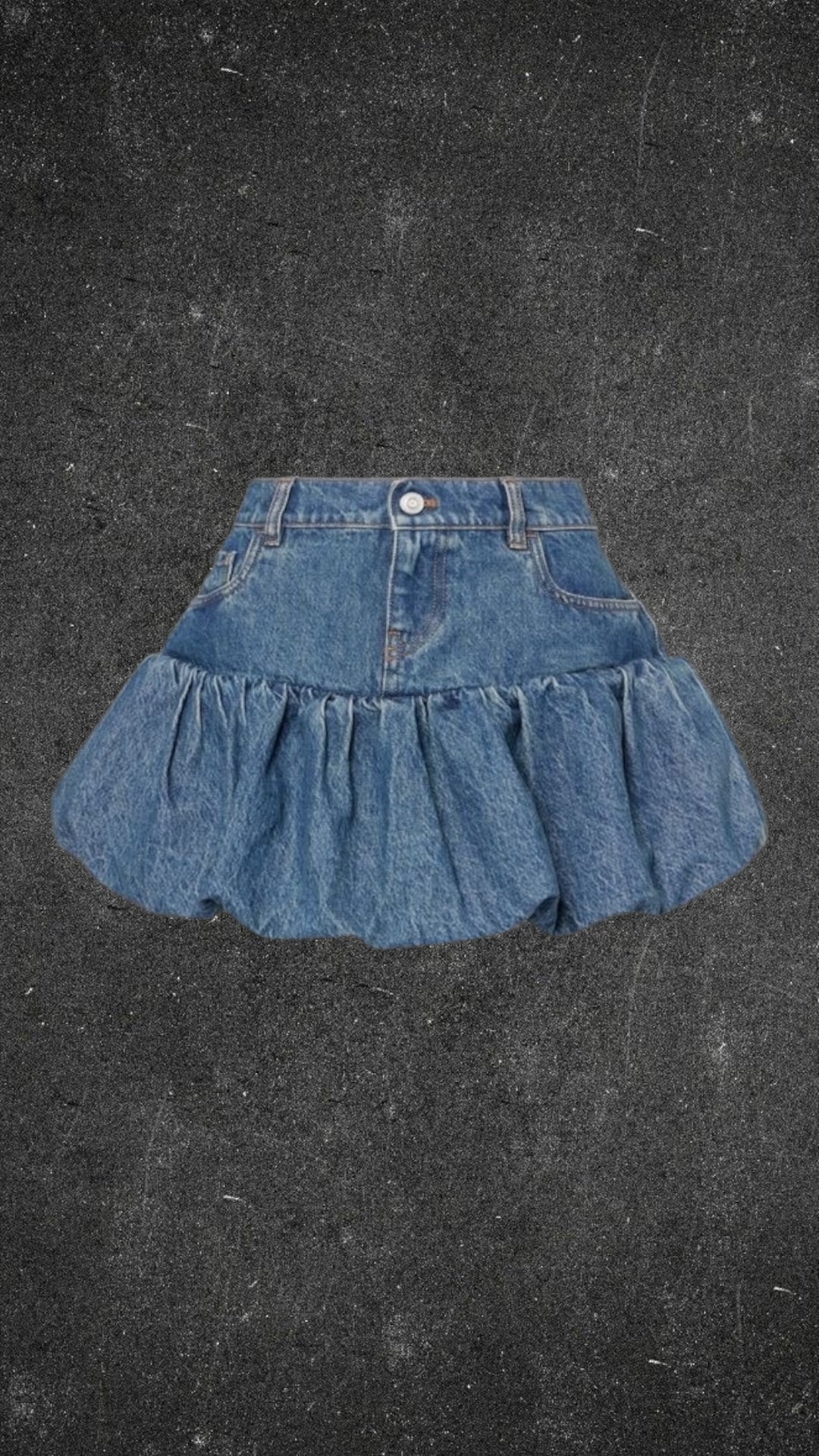 PRETTYLITTLETHING Y2K DENIM SKIRT - UK 12