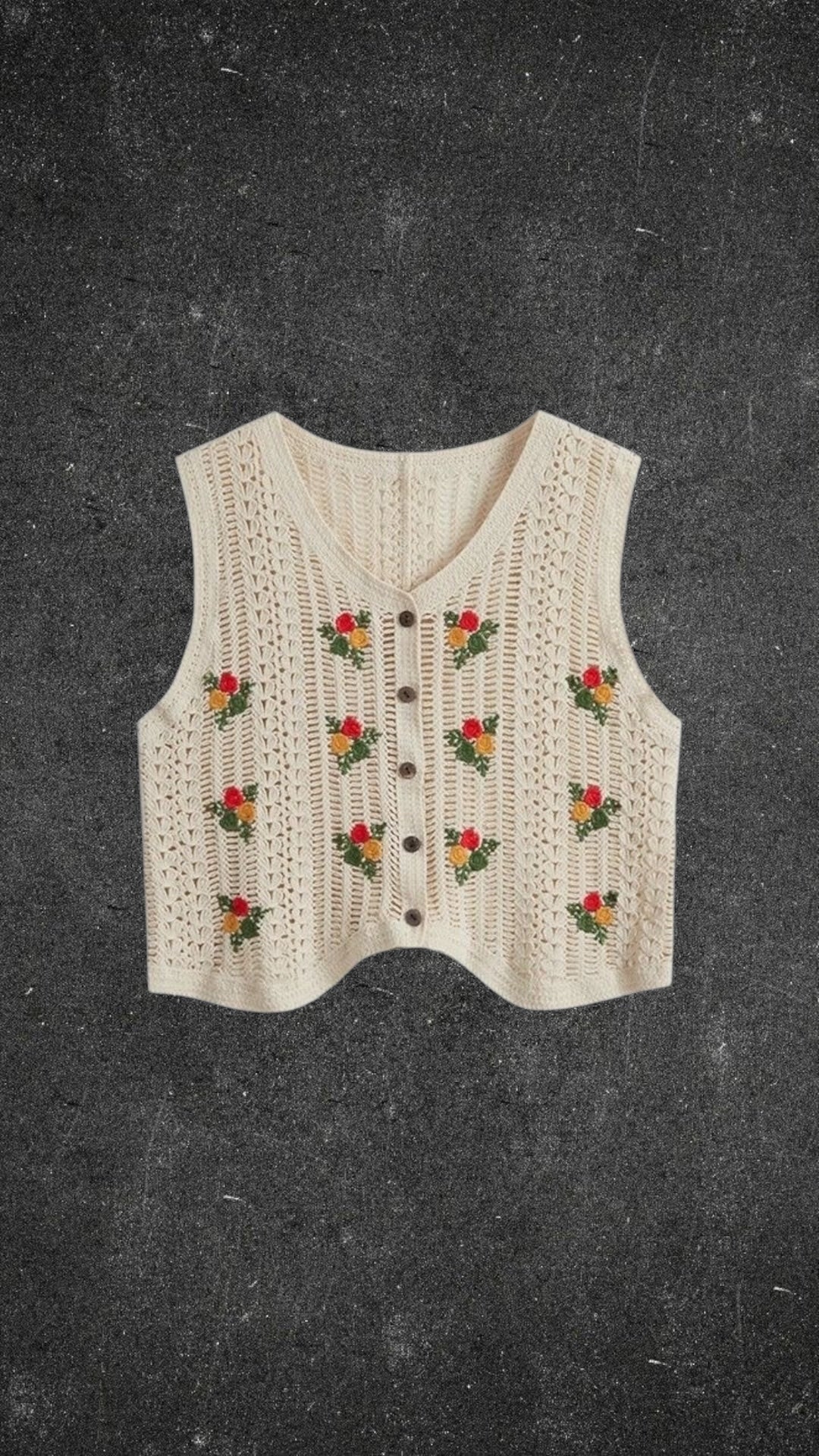 MUZAK KNITTED TOP - UK 10