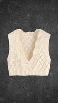 PRETTYLITTLETHING KNITTED TOP - UK 10