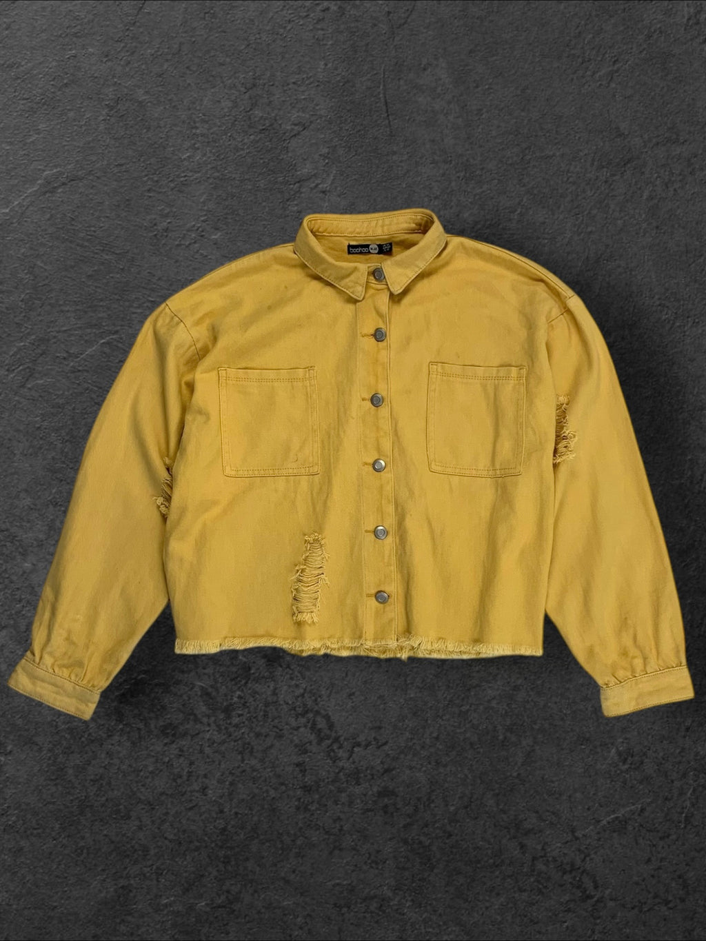 BOOHOO BAGGY DENIM JACKET