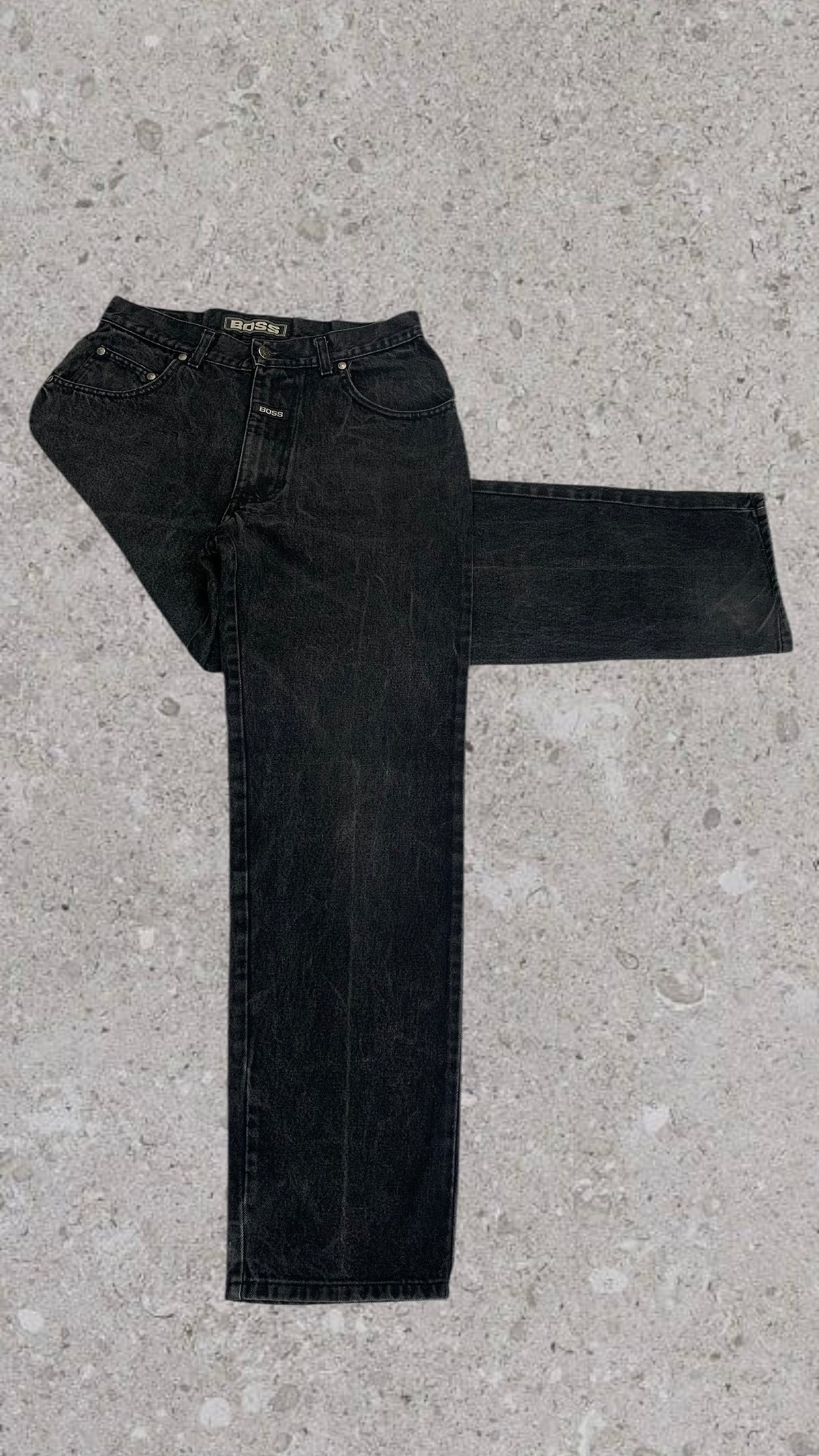 BOSS STRAIGHT LEG VINTAGE JEANS - UK 12