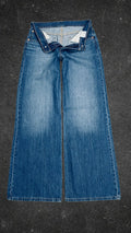 LEVI STRAUSS & C0 RED TAB RIBCAGE WIDE LEG JEANS - UK 10