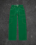 BERSHKA STRAIGHT LEG CARGO JEANS - UK 6