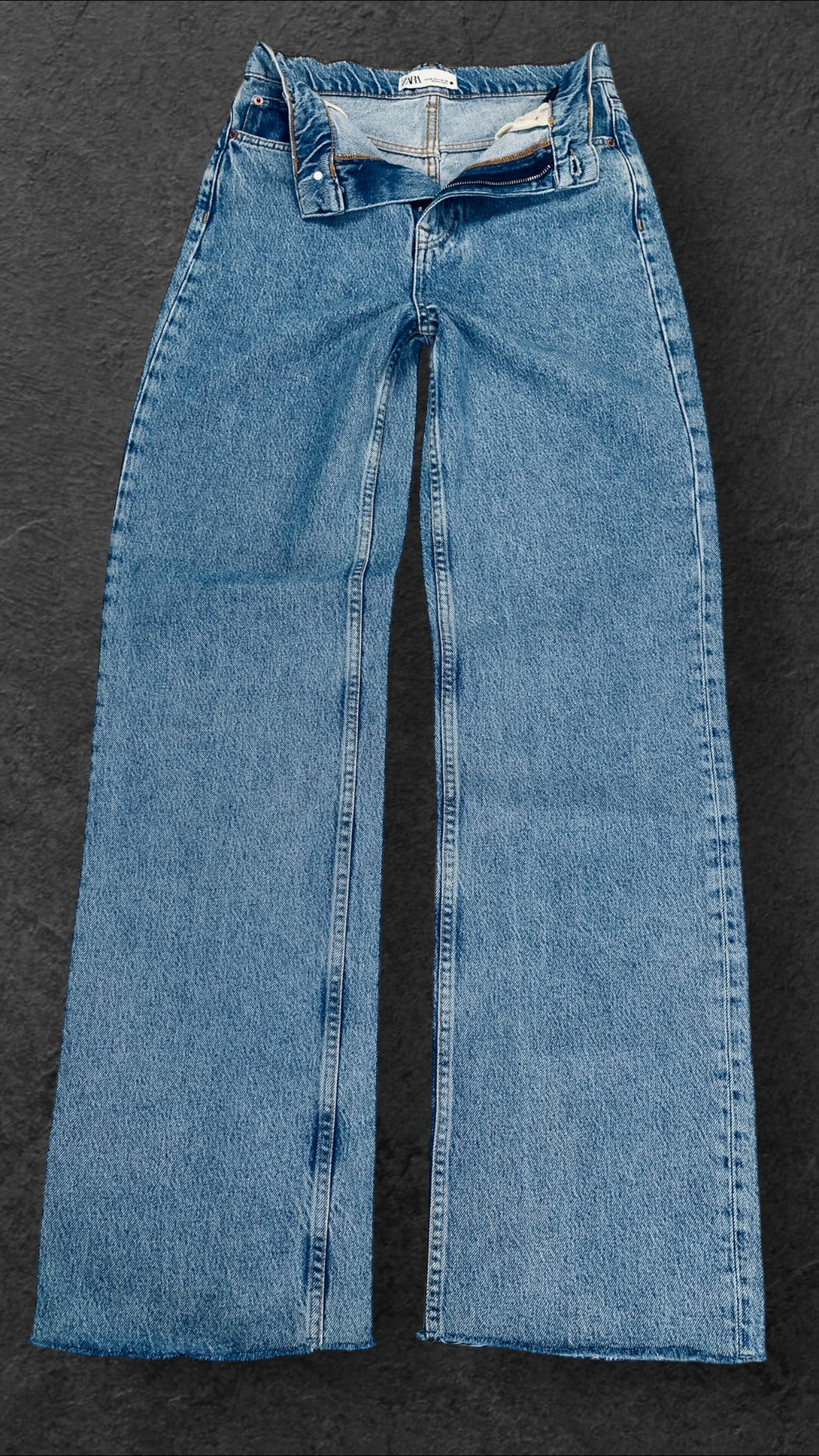 ZARA WIDE LEG JEANS