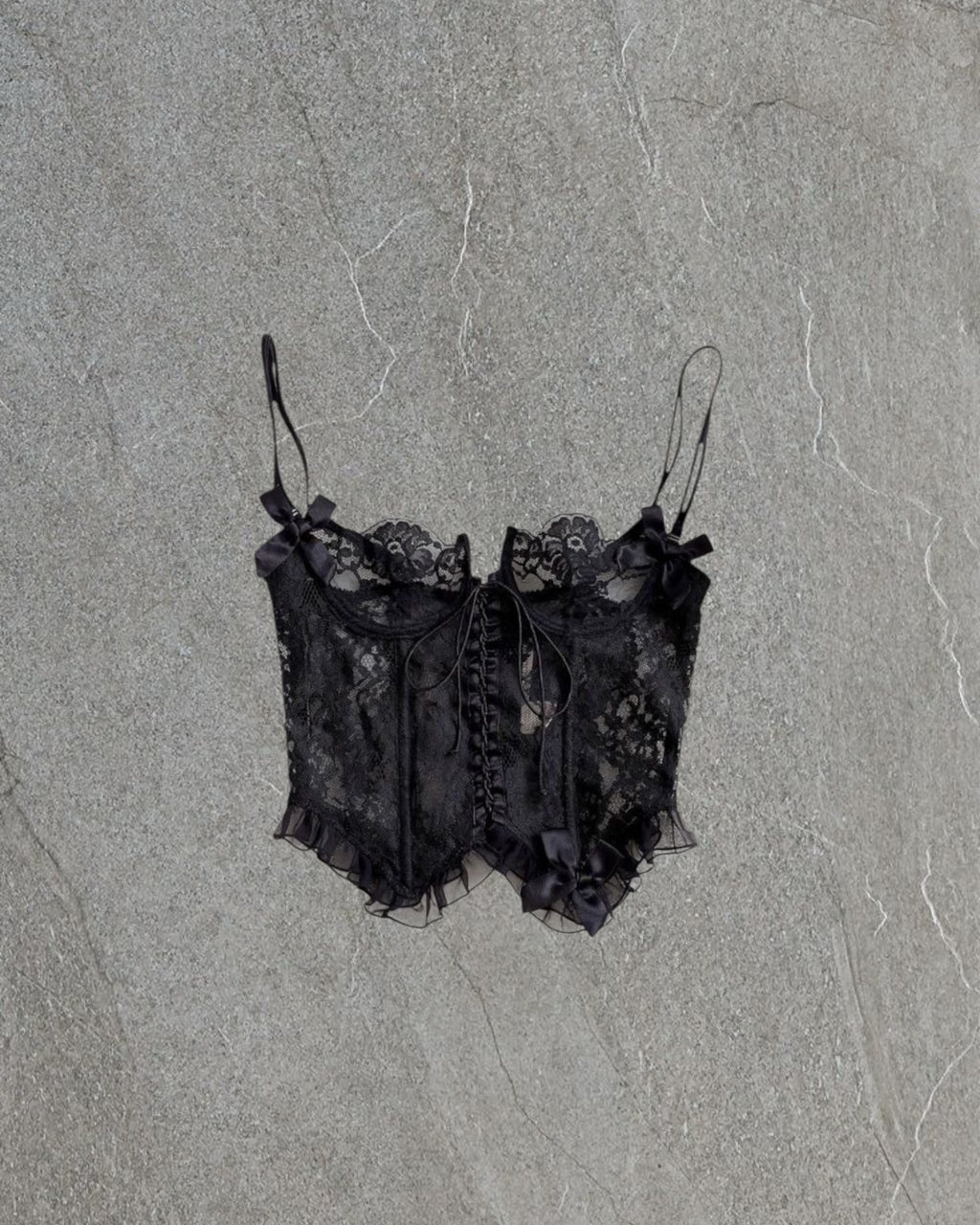 SHEER CORSET TOP - UK 10
