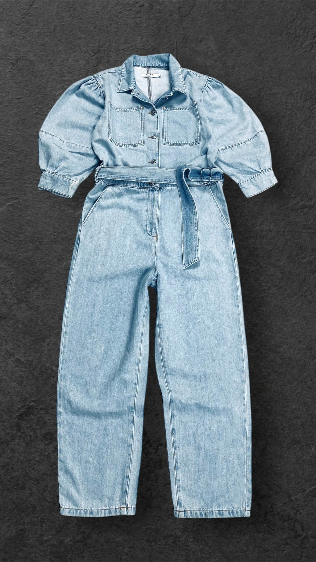 NA-KED  DENIM JUMPSUIT