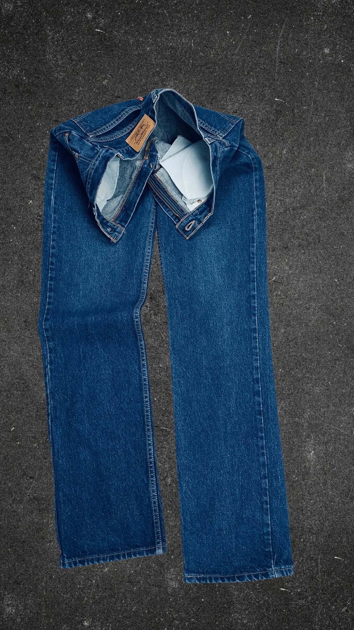 LEVI STRAUSS & C0 ORANGE TAB STRAIGHT LEG VINTAGE JEANS - UK 10