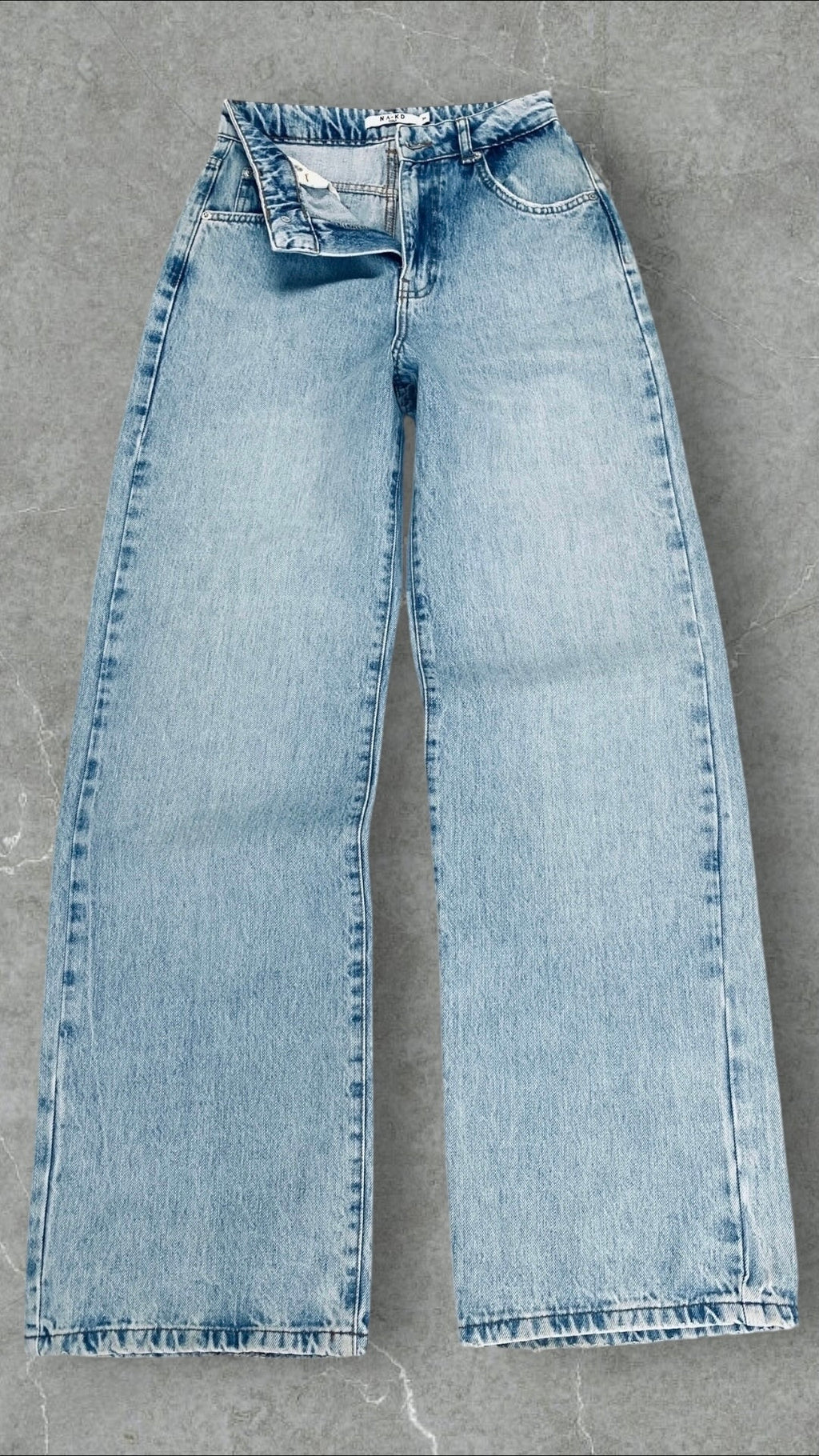 NA-KD WIDE LEG JEANS