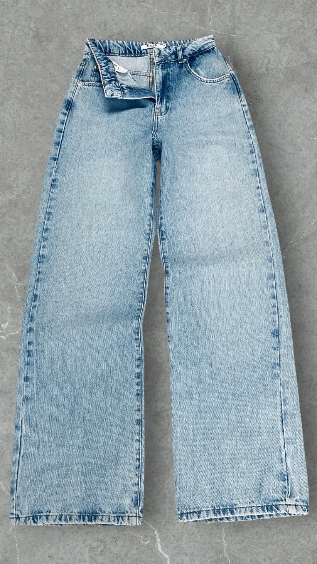 NA-KD WIDE LEG JEANS