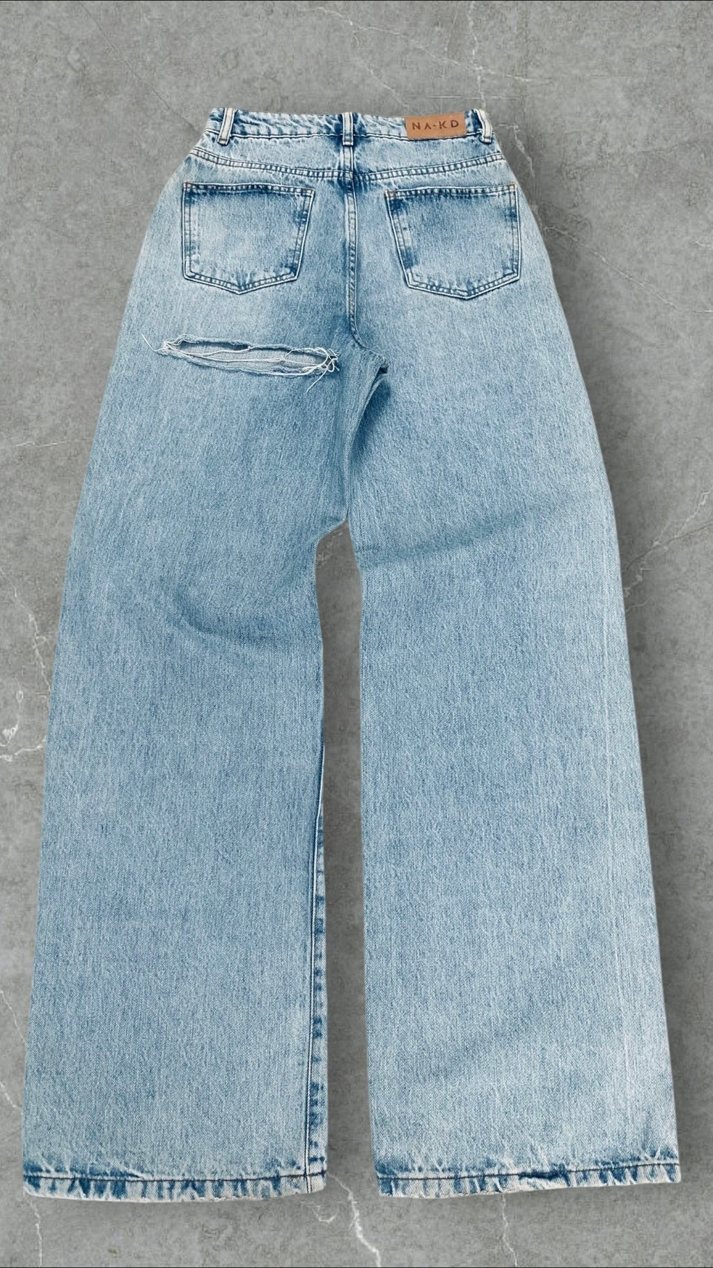 NA-KD WIDE LEG JEANS