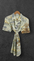 THE UNLABELLED BUTTON UP VINTAGE SHIRT - UK 8 - 10