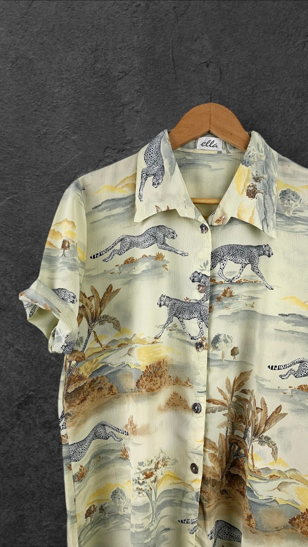 THE UNLABELLED BUTTON UP VINTAGE SHIRT - UK 8 - 10