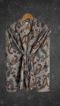 UNTAGGED BUTTON UP VINTAGE SHIRT - UK 12