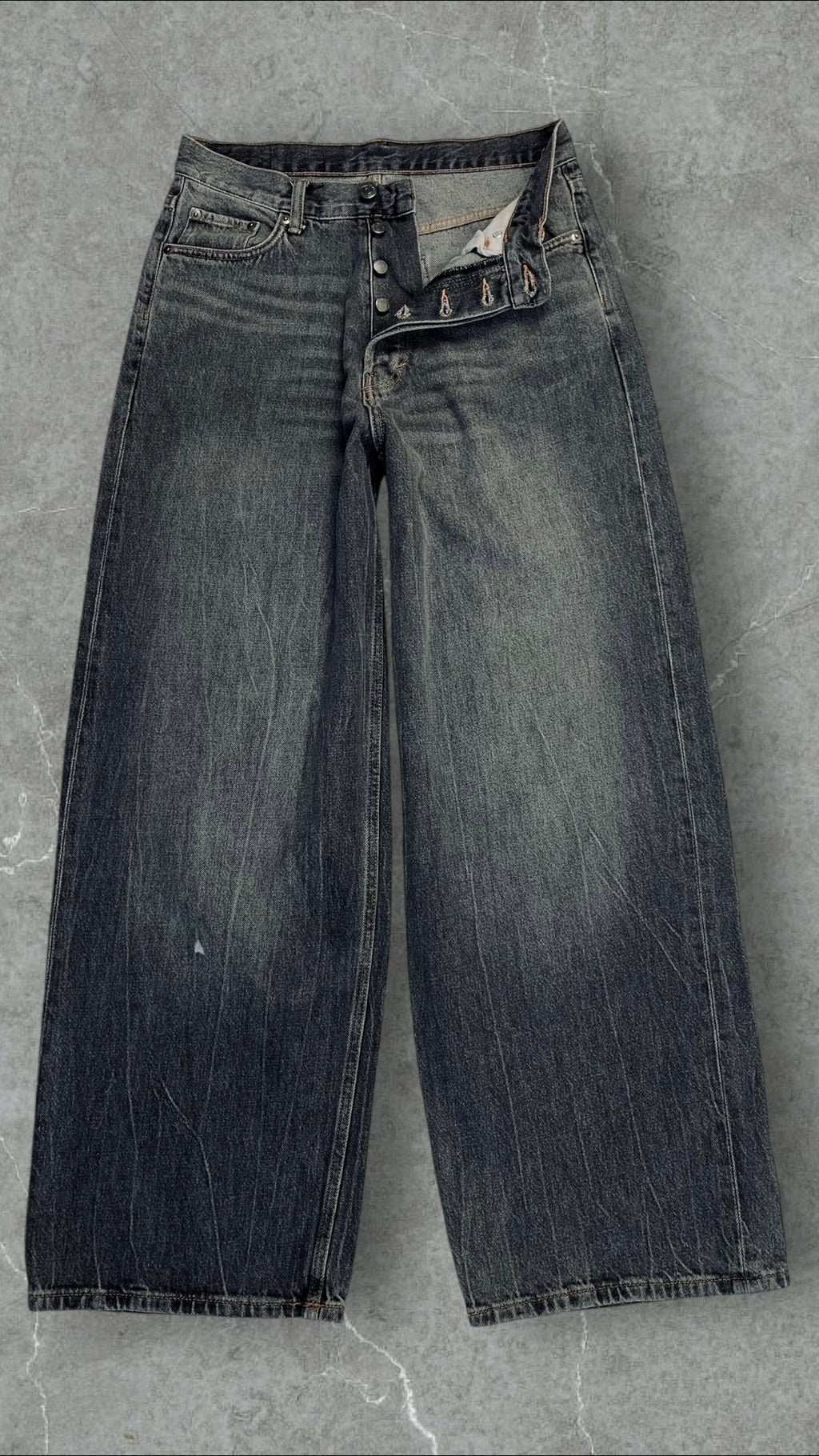 WEEKDAY ASTRO LOOSE FIT WIDE LEG JEANS