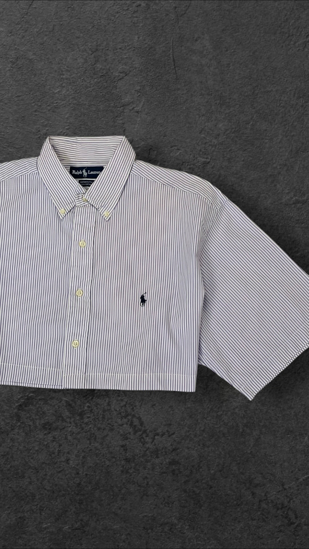 RALPH LAUREN CROPPED SHORT SLEEVED SHIRT
