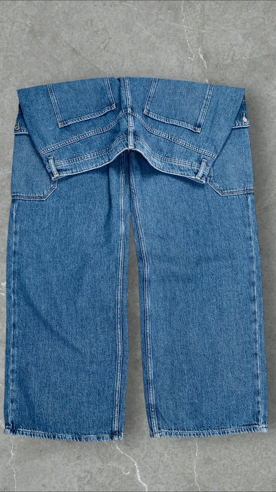 NEW LOOK WIDE LEG CARGO JEANS