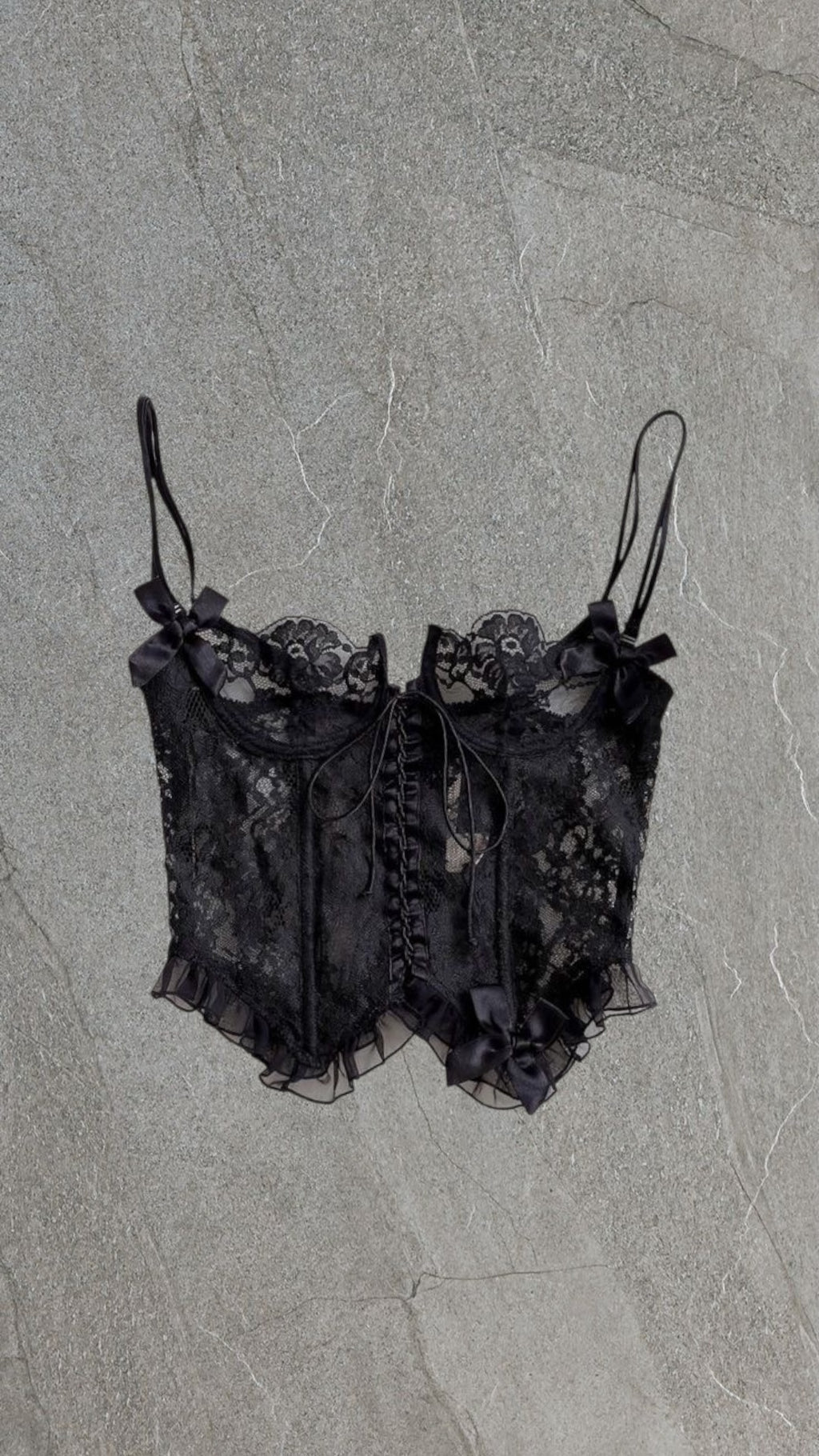SHEER CORSET TOP - UK 10