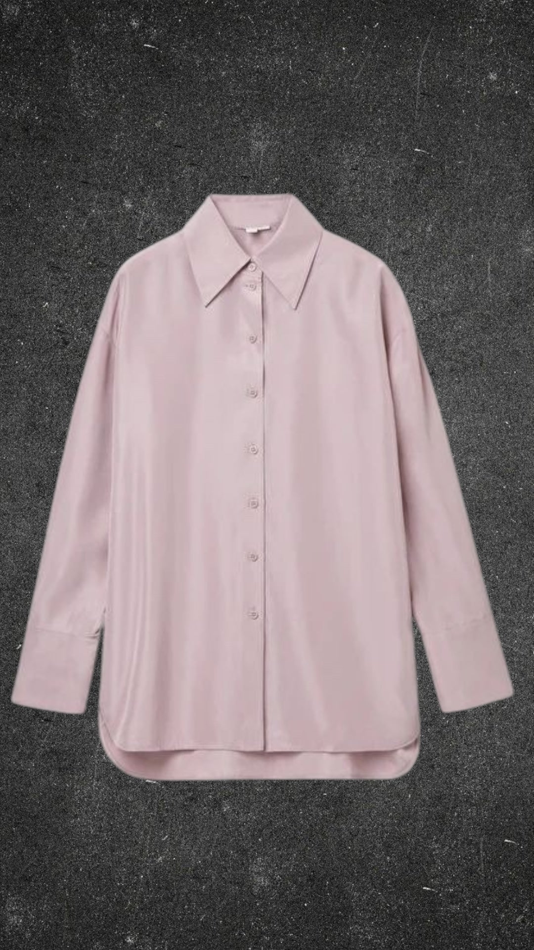PRIMARK BUTTON UP SILK SHIRT - UK 8