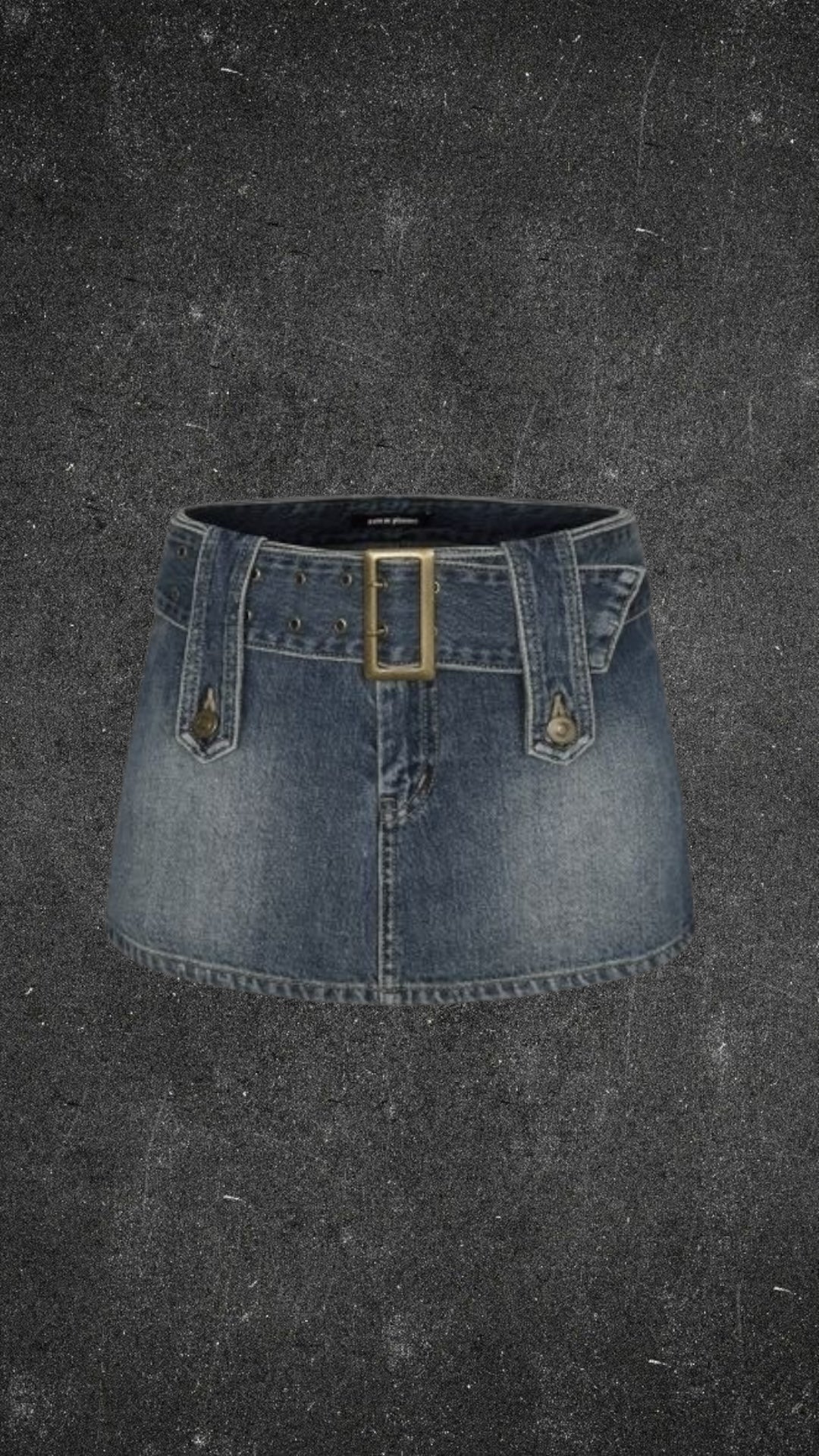 Y2K DENIM SKIRT - UK 6